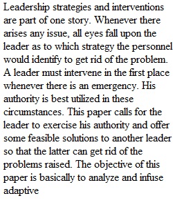 Week 3 Effective Leadership Paper
